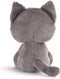 Nici Glubschis Pluchen Knuffel Kat Grijs Felinja, 15cm
