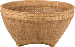 J-Line mand Rond - rotan - naturel - extra large