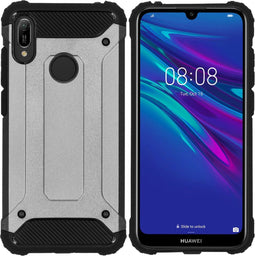 iMoshion Hoesje Geschikt voor Huawei Y6 (2019) / Y6S Hoesje - iMoshion Rugged Xtreme Backcover - Grijs