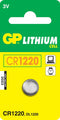 GP CR1220 - Lithium Coin Batterij - 36 mAh 3 V - Aluminium