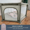 Dreambaby Explore Deluxe - Babybox - Gewatteerde zijkanten en ademende mesh - Taupe