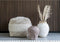 Poef Ivoor - Stof - 40x40x40cm - Poef Puri - House Nordic