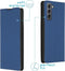 iMoshion Hoesje Geschikt voor Samsung Galaxy S21 Hoesje Met Pasjeshouder - iMoshion Slim Folio Bookcase - Donkerblauw