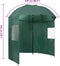 vidaXL - Visparaplu - 220x193 - cm - groen