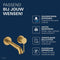 GROHE Essence New - Wandgemonteerde Inbouw Wastafelkraan - lange uitloop - mat goud - 19967GN1
