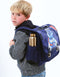 Caramel & Cie - Boekentas/Schooltas lagere school Astronaut blauw - Medium