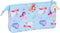 Pennenetui met 3 vakken My Little Pony Wild & free Blauw Roze 22 x 12 x 3 cm