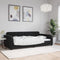 vidaXL - Slaapbank - 100x200 - cm - fluweel - zwart