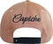Capiche® Snapback Pet Heren – Cursed Priest – Lichtbruin & Zwarte Pentagram – Verstelbaar met Druksluiting – Sportcap – Baseball Cap – Mannen Cap – Vervloekte Priester Pet