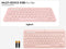 Logitech K380 - Multi-Device Bluetooth-toetsenbord voor Mac - Compact en lichtgewicht - Roze
