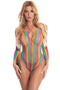 Regenboogbody met lange mouwen Pink Lipstick -