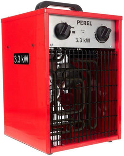 Perel Elektrische ventilatorkachel 3300W - 2 warmtestanden - thermostaat koelstand IP24