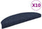 vidaXL - Trapmatten - zelfklevend - 10 - st - 65x21x4 - cm - naaldvilt - blauw