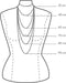 TI SENTO Dames Ketting - 925 zilver - Zirconia wit - Maat 42 - 3845ZI