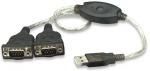 IC Intracom MANHATTAN - USB naar Serieel - 45cm - Zwart