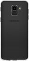 Hoesje Siliconen Geschikt voor Samsung Galaxy J6 - Softcase Backcover smartphone - Transparant