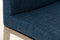 Barkruk Viborg Kunstleer, Blauw