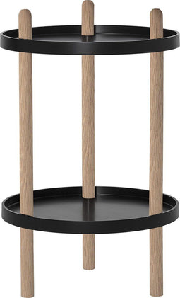 Bloomingville - Bartafel - MDF/Hout - 40 cm Rond - Zwart