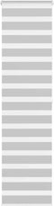 vidaXL - Zebra - rolgordijn - 65x200 - cm - stofbreedte - 60,9 - cm - lichtgrijs