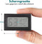 Ease Electronicz - Hygrometer - Temperatuur en Luchtvochtigheid - Digitaal - Incl. Batterijen (2 stuks)