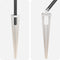 vidaXL - Hekpalen - met - Piek - 7 - stuks - Ø32 - mm - 170 - cm - Gegalvaniseerd - Staal