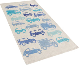 MADURAJ - Kindervloerkleed - Lichtblauw - 60 x 90 cm - Katoen