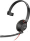 Poly Blackwire 5210 - On Ear headset - Ruisonderdrukking - Zwart