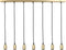 Light & Living Braidy Pendel - Antiek Brons - 7L