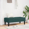 vidaXL - Ligzetel - Donkergroen - 113x57x39 - cm - Stof