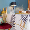 Tafelkleed HappyFriday Blanc Foliage Multicolour 145 x 150 cm