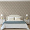 DUTCH WALLCOVERINGS Behang Geometric goudkleurig en groen