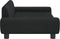 vidaXL Kinderbank 100x54x33 cm fluweel zwart