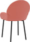 vidaXL - Eetkamerstoelen - 2 - st - fluweel - roze