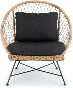 the outsider loungestoel emily - naturel