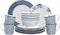 Laura Ashley Blueprint Collectables Serviesset - Servies - 4 persoons - 16 Delig - Kerstservies porselein