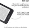 imoshion E-reader Hoesje - Geschikt voor Tolino Shine 4, Kobo Clara 2E - Stand Flipcase - Lichtblauw