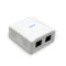 Gembird NCAC-2U6-01 - Wandcontactdoos - 2-poorts RJ45 - Geschikt voor Cat5 en Cat6