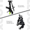 LLOCX Fiets Kettingslot - 1 meter - 6mm Roestvrij Aluminium - Groene Kliksluiting