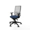 Piqueras y Crespo 1D066G0 - Bureaustoel - Verstelbare hoogte met armleuning - Marineblauw