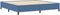 vidaXL - Bedframe - Blauw - 200x200 - cm - Corduroy - Stof