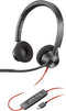 Poly Blackwire 3300 - Headset - USB Type-C en 3,5 mm - Zwart
