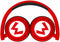 OTL Technologies Super Mario - Draadloze Koptelefoon - Volumebegrenzing - Rood Zwart