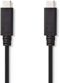 Nedis N CCGP64750BK10 - USB 3.1 Kabel - Type C - 1 m - Zwart