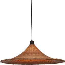 GOOD&MOJO Hanglamp Borabora - Rotan - Ø70cm - - Hanglampen Eetkamer, Slaapkamer, Woonkamer