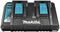 Makita DC18RD - Oplader - Snellader voor 2 accu's - USB uitgang