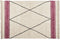 AFSAR - Laagpolig vloerkleed - Beige - 140 x 200 cm - Katoen