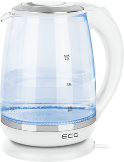 ECG RK 2020 - Waterkoker - 2 l inhoud 360° draaibaar - Blauw verlichting
