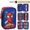 Driedubbele Pennenzak Spider-Man Blauw 12,5 x 6,5 x 19,5 cm
