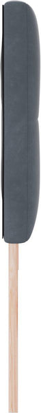 vidaXL - Hoofdbord - met - knopen - - - Donkergrijs - - - 180 - cm - - - Velours