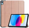 imoshion iPad 11 (2025) / 10e gen (2022) - Trifold Bookcase - Auto-wake functie - Rosé Goud